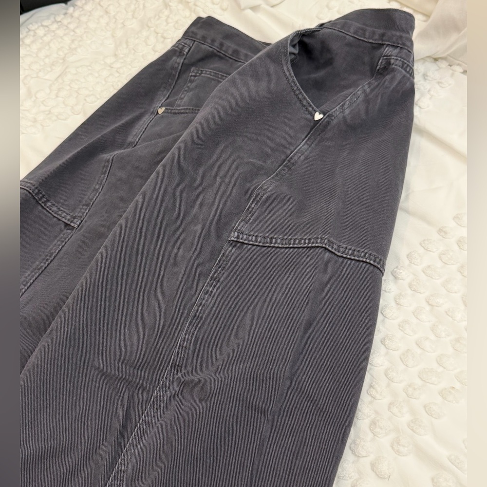 THINGS BETWEEN Mari Jeans Black Barrel Jeans Small New SOLD OUT NWT - Picture 9 of 16